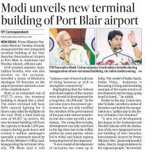 Modi unveils new terminal