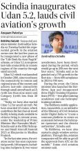 Scindia Inaugurates udan 5.2