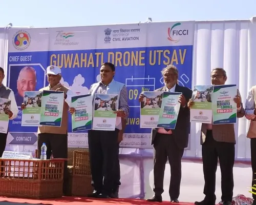 Album cover for गुवाहाटी में ड्रोन आउटरीच कार्यक्रम - 09 नवंबर 2021