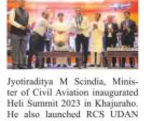 Scindia Inaugurates Heli Summit'23