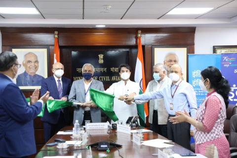 Inauguration of Flights from Gwalior to Indore, Gwalior to Delhi, Delhi to Gwalior, Indore to Gwalior & Indore to Dubai, Dubai to Indore Inauguration of Flights from Gwalior to Indore, Gwalior to Delhi, Delhi to Gwalior, Indore to Gwalior & Indore to Dubai, Dubai to Indore