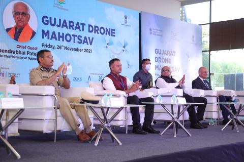  Drone outreach program at Gujarat-26 Nov 2021