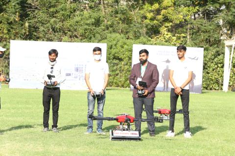  Drone outreach program at Gujarat-26 Nov 2021