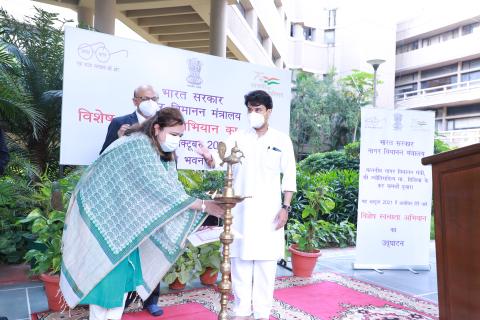  Special Swachhta Campaign - initiated at MoCA on 01 Oct 2021