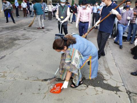 अक्टूबर 2021 के दौरान नागरिक उड्डयन मंत्रालय में विशेष स्वच्छता अभियान