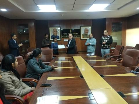 Certificate Distribution for Vigilance Awareness Week-2019 2