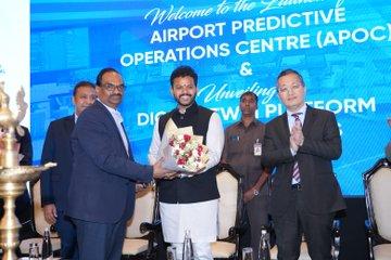 Hon’ble Minister for Civil Aviation, Sh. Ram Mohan Naidu Ji today inaugurated India's first state-of-the-art Airport Operations Centre (APOC) at Hyderabad International Airport.