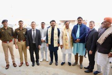 Hon’ble Civil Aviation Minister Shri Ram Mohan Naidu Ji conducted a review meeting at Noida International Airport