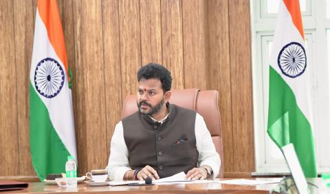 Hon’ble Minister of Civil Aviation, Shri Ram Mohan Naidu Ji today chaired a high-level officials meeting. He reviewed the progress of ongoing aviation infrastructure projects, sustainable aviation and cleanliness initiatives across the airports. Hon’ble Minister of Civil Aviation, Shri Ram Mohan Naidu Ji today chaired a high-level officials meeting. He reviewed the progress of ongoing aviation infrastructure projects, sustainable aviation and cleanliness initiatives across the airports.