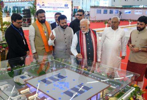 The Hon’ble Prime Minister inaugurated the state-of-the-art New Terminal Building at Patna Airport, developed at a cost of approx. ₹1,200 Cr, boosting the airport’s annual passenger handling capacity by 1 crore.
