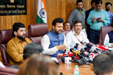 The press briefing began with a one-minute silence observed in memory of those who lost their lives. The press briefing began with a one-minute silence observed in memory of those who lost their lives.