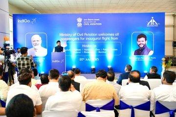 Starting today, IndiGo will operate direct flights from Hindon Airport to Bengaluru, Chennai, Goa, Kolkata, Mumbai, Patna, and Varanasi — along with two new routes to Ahmedabad and Indore. Starting today, IndiGo will operate direct flights from Hindon Airport to Bengaluru, Chennai, Goa, Kolkata, Mumbai, Patna, and Varanasi — along with two new routes to Ahmedabad and Indore.