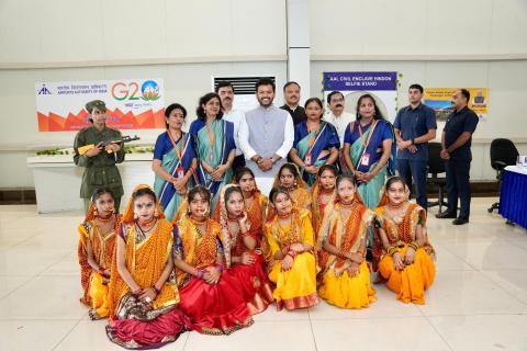 Hon’ble Union Minister Shri  @ramMNK  Ji today addressed the gathering at Hindon Airport on the occasion of #YatriSewaDiwas.