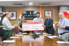 Hon'ble Minister Shri Ram Mohan Naidu flagged off the inaugural Alliance Air flight from Rajahmundry to Tirupati, along with Hon’ble MP from Rajahmundry, Smt. Daggubati Purandeswari