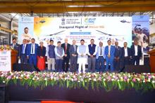 Hon’ble Civil Aviation Minister Sh. Ram Mohan Naidu, today, flagged off a defining lift-off for India’s civil aviation ecosystem with the inaugural test flight of HAL’s Advanced Light Civil Helicopter ‘Dhruv NG’. 